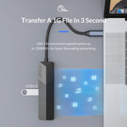 ORICO docking station MDK-5P, 5 θυρών, USB-C σύνδεση, 4K, μαύρο Docking Station Docking Station 2
