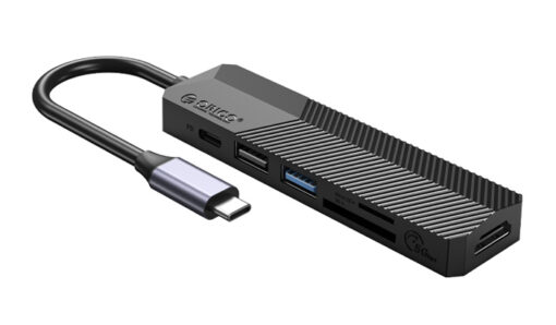 ORICO docking station MDK-6P, HDMI/USB-C/2x USB/SD & TF, 55W, 4K, μαύρο USB Hubs - Card Readers Multiport Hub