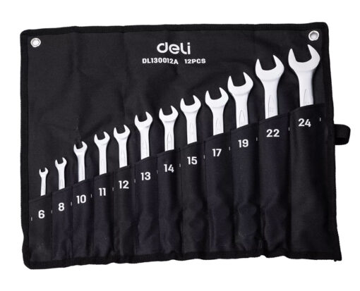 DELI σετ γερμανοπολύγωνα κλειδιά DL130012A, 6-24mm, 12τμχ Service & Εργαλεία Εργαλεία