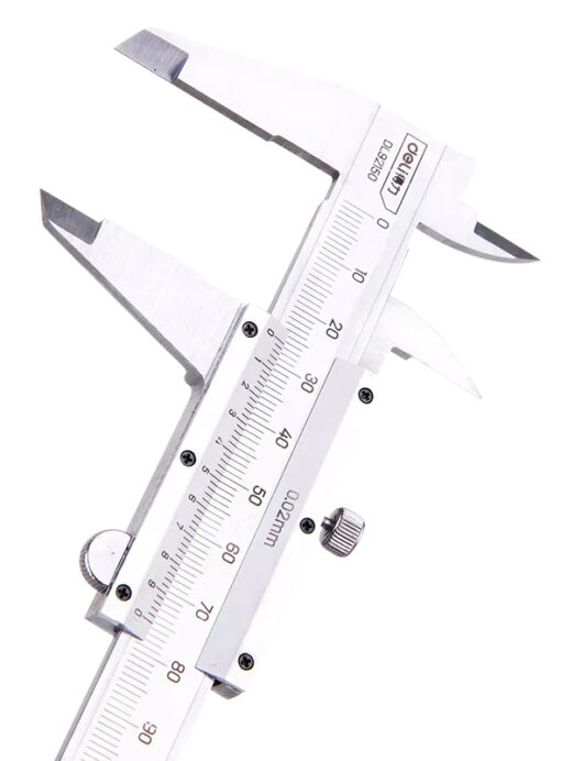 DELI παχύμετρο ακριβείας DL92150 με θήκη μεταφοράς, 150mm, ασημί Service & Εργαλεία Εργαλεία 2