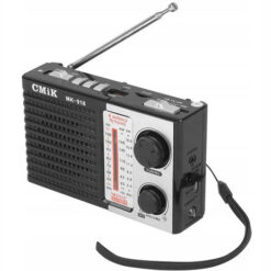 HMIK φορητό ραδιόφωνο & ηχείο MK-918 με φακό, USB/TF/AUX, μαύρο Εικόνα & Ήχος Εικόνα & Ήχος