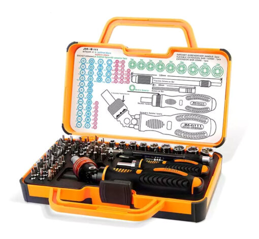 JAKEMY σετ κατσαβιδιών JM-6111 με βαλιτσάκι, CR-V, 69τμχ Service & Εργαλεία Εργαλεία