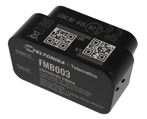 TELTONIKA GPS Tracker αυτοκινήτου FMB00377NJ01, GSM/GPRS/GNSS, Bluetooth GPS GPS