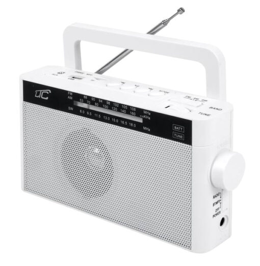 LTC φορητό ραδιόφωνο & ηχείο LXLTC2028B, BT/USB/TF/AUX, λευκό Εικόνα & Ήχος Εικόνα & Ήχος