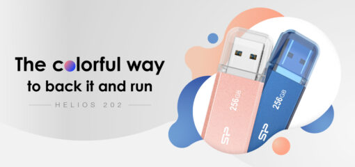 SILICON POWER USB Flash Drive Helios 202, 64GB, USB 3.2, ροζ χρυσό USB Flash Drives 64GB 2