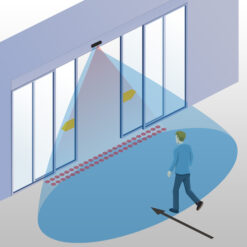 YLI ELECTRONIC microwave sensor YAD-210MS, IP52, μαύρος Access Control Access Control 2