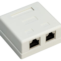 GOOBAY επιτοίχια πρίζα δικτύου 77635, 2 θύρες RJ45, CAT 6 STP, λευκή Διάφορα Δικτύου PowerFix Group GOOBAY επιτοίχια πρίζα δικτύου 77635, 2 θύρες RJ45, CAT 6 STP, λευκή Διάφορα Δικτύου -