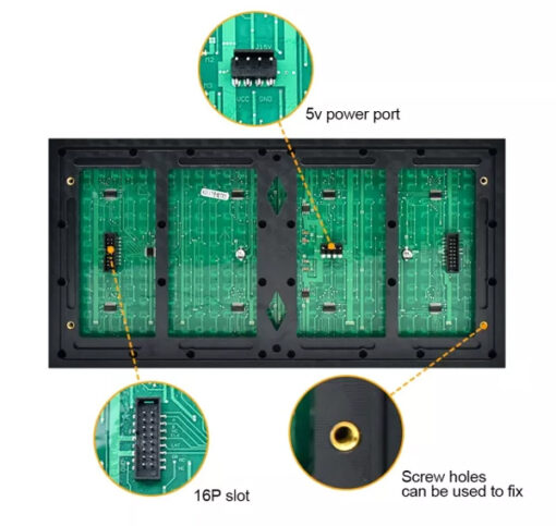 KEYESTUDIO LED panel module P10 KT0183 για Arduino, 16x32cm, λευκό Gadgets - Αξεσουάρ Gadgets - Αξεσουάρ 2