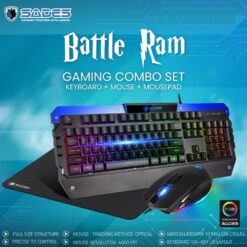 Sades Battle Ram Gaming Combo Set Περιφερειακά PowerFix Group Sades Battle Ram Gaming Combo Set Περιφερειακά Περιφερειακά