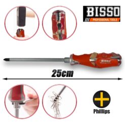 Κατσαβίδι Σταυρός BISSO NO-332 Phillips (Σταυρωτό) Phillips (Σταυρωτό)/Κατσαβίδι Σταυρός BISSO NO-332/
