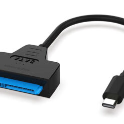POWERTECH καλώδιο USB-C σε SATA PTH-083, 6Gbps, 2.5" & 3.5" HDD, μαύρο Θήκες & Trays Σκληρών Δίσκων Θήκες & Trays Σκληρών Δίσκων