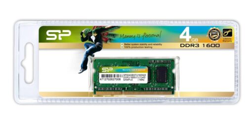 SILICON POWER Μνήμη DDR3 SODimm, 4GB, 1600MHz, PC3-12800, CL11 PC & Αναβάθμιση 4GB 2