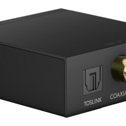GOOBAY μετατροπέας ήχου 58493, Coaxial/Toslink σε 2x RCA, μαύρος Ήχος Toslink 11