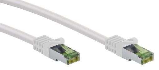GOOBAY καλώδιο δικτύου 61110, CAT 8.1 S/FTP, copper, LSZH, 15m, λευκό Δίκτυο Cat 8.1