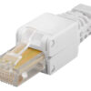 GOOBAY καλώδιο δικτύου 61110, CAT 8.1 S/FTP, copper, LSZH, 15m, λευκό Δίκτυο Cat 8.1 3