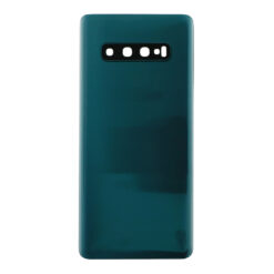 SAMSUNG G975 Galaxy S10 Plus – Battery cover + Adhesive + Camera Lens Green OEM Battery cover G975F Galaxy S10 Plus