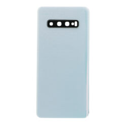 SAMSUNG G975 Galaxy S10 Plus – Battery cover + Adhesive + Camera Lens White OEM Battery cover G975F Galaxy S10 Plus