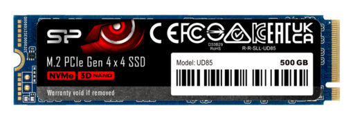SILICON POWER SSD PCIe Gen4x4 M.2 2280 UD85, 500GB, 3.600-2.400MB/s PC & Αναβάθμιση 512GB