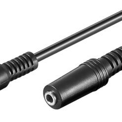 GOOBAY προέκταση καλωδίου ήχου 3.5mm 50431, 3-pin, 2m, μαύρο Ήχος 3.5mm