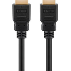 GOOBAY καλώδιο HDMI 2.1 61637, Ethernet ARC 8K/60Hz 48 Gbps, 0.5m, μαύρο Εικόνα 8K