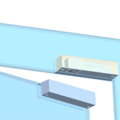 YLI ELECTRONIC βάση ηλεκτρικής κλειδαριάς BBK-700 για γυάλινη πόρτα Access Control Access Control 2