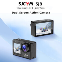 SJCAM action camera SJ8, 2x οθόνες, 4K, 20MP, Wi-Fi, αδιάβροχη, μαύρη Action Cam Action Cam 2