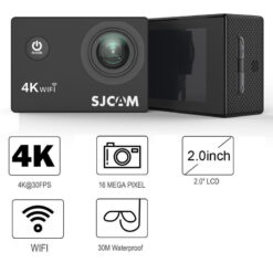 SJCAM Action Cam SJ4000 Air, 4K, 16MP, WiFi, 2" LCD, αδιάβροχη, μαύρη Action Cam Action Cam 11