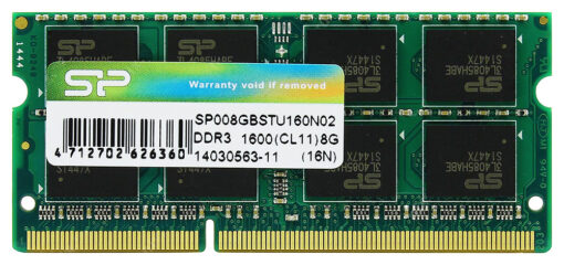 SILICON POWER Μνήμη RAM DDR3 SODimm, 8GB, 1600MHz, CL11 PC & Αναβάθμιση 8GB