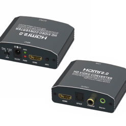 POWERTECH HDMI audio extractor CAB-H153, 4K/60Hz, γκρι KVM - Μετατροπείς Audio extractor