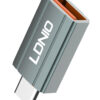 LDNIO καλώδιο Lightning σε USB LS371, 2.1A, 1m, λευκό USB USB 4