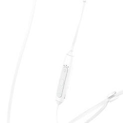 CELEBRAT earphones A20 με μαγνήτη, Bluetooth, 10mm, 70mAh, λευκά Mobile Earphones με μαγνήτη