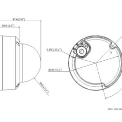 HIKVISION HIWATCH IP κάμερα ColorVu HWI-D149H, 2.8mm, 4MP, IP67, PoE IP Κάμερες 4MP 2
