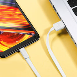 USAMS Καλώδιο USB σε USB-C US-SJ200, 2A, 1.2m, λευκό USB-C (Type-C) USB-C 2