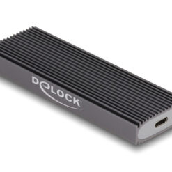 DELOCK θήκη για M.2 NVMe PCIe/SATA SSD 42019, tool free, 10Gbps, μαύρη Θήκες & Trays Σκληρών Δίσκων Θήκες & Trays Σκληρών Δίσκων