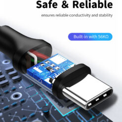 CABLETIME καλώδιο USB-C σε USB U323A, 3A, 480Mbps, 1m, λευκό USB-C (Type-C) USB-C 2