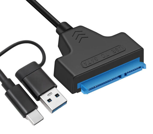 POWERTECH καλώδιο σύνδεσης HDD/SSD CAB-UC076, USB/USB-C σε SATA, 6Gbps Θήκες & Trays Σκληρών Δίσκων Θήκες & Trays Σκληρών Δίσκων
