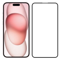 POWERTECH tempered glass 5D TGC-0657 για iPhone 15, full glue Mobile APPLE