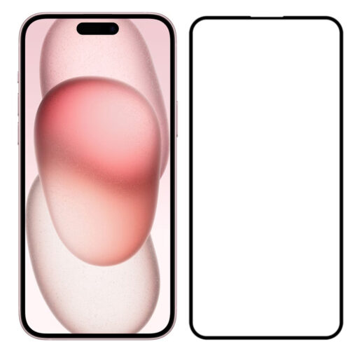 POWERTECH tempered glass 5D TGC-0657 για iPhone 15, full glue Mobile APPLE