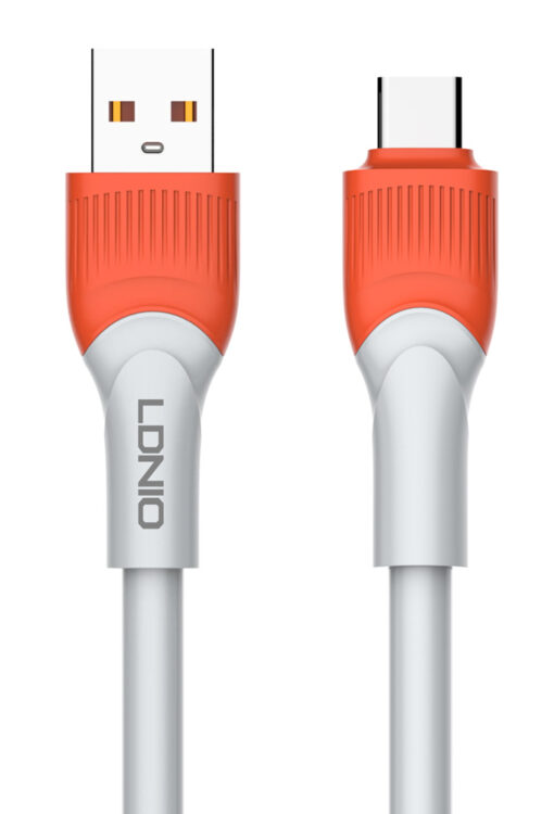 LDNIO καλώδιο USB-C σε USB LS601, 30W, 1m, γκρι USB-C (Type-C) USB-C
