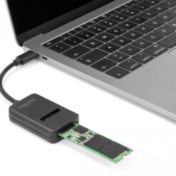 DELOCK αντάπτορας USB-C σε M.2 NVMe PCIe/SATA SSD 64198, 10Gbps Θήκες & Trays Σκληρών Δίσκων Αντάπτορας 2