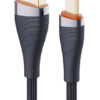 GOOBAY καλώδιο τροφοδοσίας Euro 97350, γωνιακό, 2×0.75 mm², 2m, μαύρο Καλώδια - Αντάπτορες 2m 4