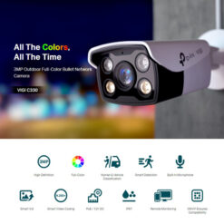 TP-LINK IP κάμερα VIGI C330, 2.8mm, 3MP, PoE, IP67, Ver. 2.0 IP Κάμερες 3MP 2
