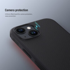 NILLKIN θήκη Super Frosted Shield Pro για iPhone 15, μαύρη Mobile APPLE 2