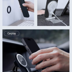 NILLKIN θήκη Super Frosted Shield Pro Magnetic για iPhone 15, μαύρη Mobile APPLE 2
