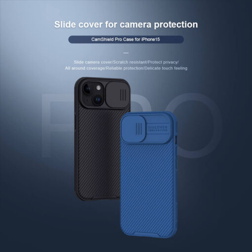 NILLKIN θήκη CamShield Pro για iPhone 15, πράσινη Mobile APPLE 2