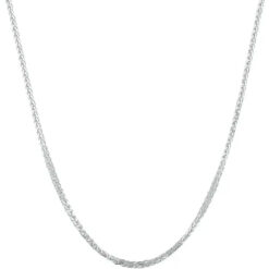 BAMOER αλυσίδα λαιμού Charm SCA019, 45cm, ασήμι 925, ασημί Κοσμήματα - Ρολόγια Κολιέ