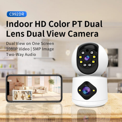 VSTARCAM smart κάμερα C992DR, 3MP, dual lens, Wi-Fi, PTZ, SD Smart Κάμερες indoor 2