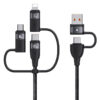 USAMS καλώδιο USB-C σε USB US-SJ630, 66W, 480Mbps, 1.2m, μαύρο USB-C (Type-C) USB-C 4