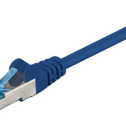 GOOBAY καλώδιο δικτύου 93677, CAT 6A S/FTP (PiMF), Copper, 1m, μπλε Δίκτυο Cat 6a