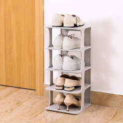 HOME USE παπουτσοθήκη HUH-0150, 5 θέσεων, 24.5×26.5x60cm, γκρι Οικιακός εξοπλισμός Οικιακός εξοπλισμός 2
